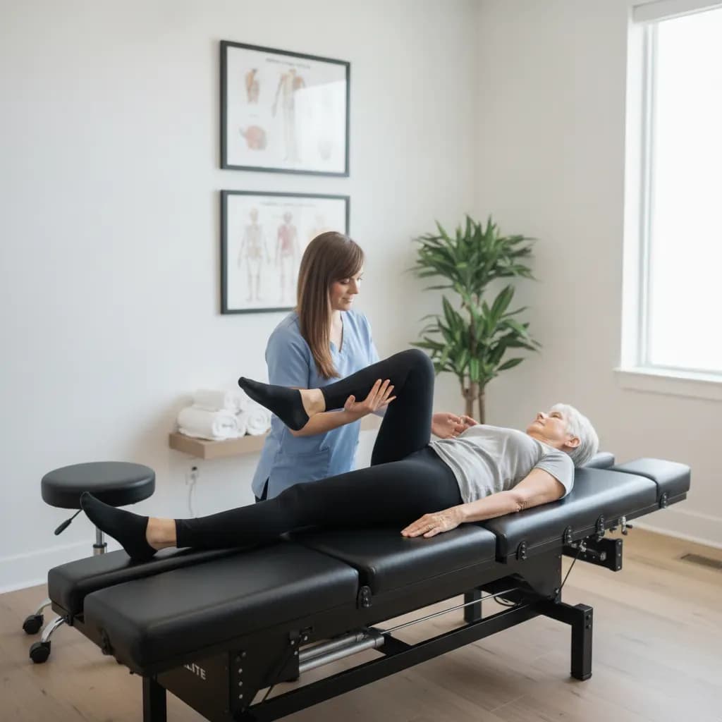 Supervised exercise session, encouraging clinic atmosphere — BACK IN BALANCE Clinic, downtown Toronto